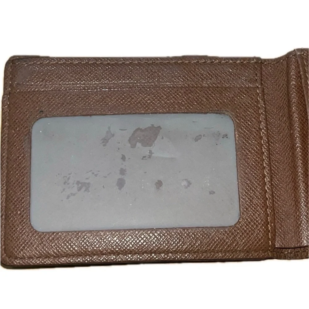 Louis Vuitton Brown Canvas Monogram LV Men's Bifold Wallet